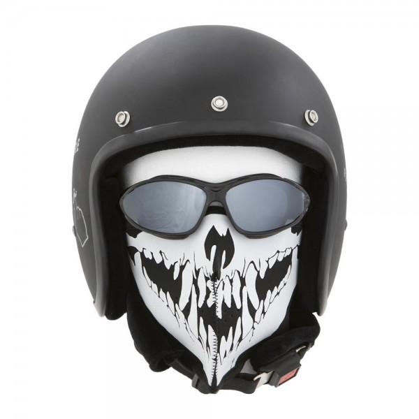 Motorcycle Mask "Skull with Fangs"Stylish and modern in the  ...