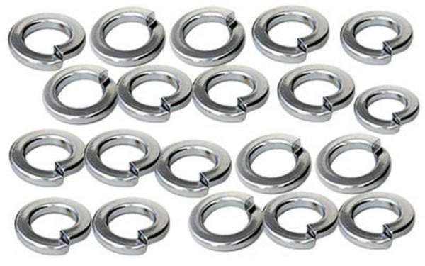 Spring Rings DIN 127 M8 chrome 100 pieces