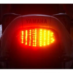 Transparant achterlicht (rode lamp incl.)