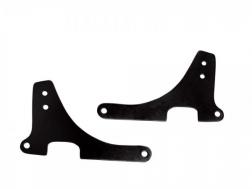 Brackets in black for Harley Davidson: _x000D_
XL 883/1200 Sportst ...