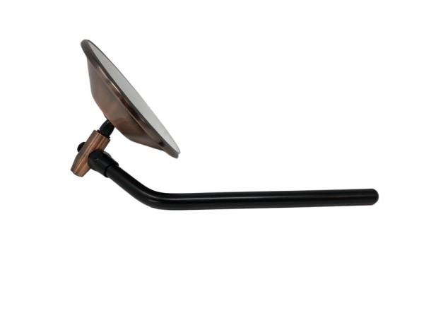 Motorcycle Mirror "Retro Copper with black stem" universal ( ...