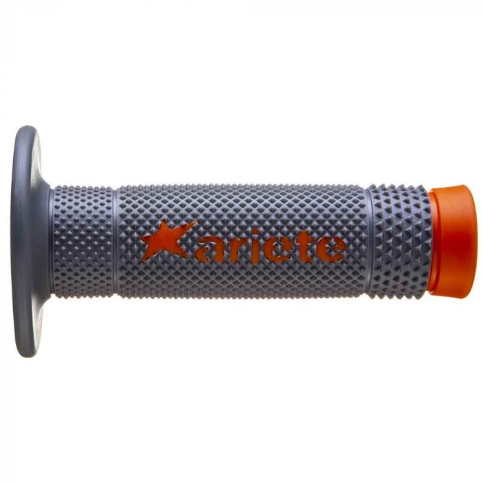 Ariete Vulcan MX - Handlebar grips for 22mm MX handlebars - Orange/Grey