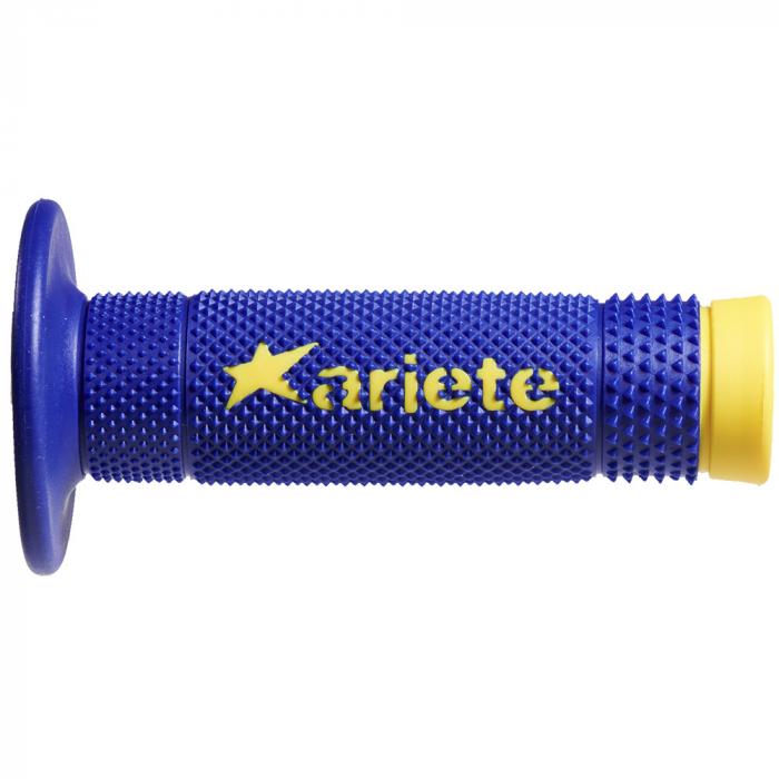 Ariete Vulcan MX - Poignées de guidon MX 22mm - Fluo Jaune/Noir