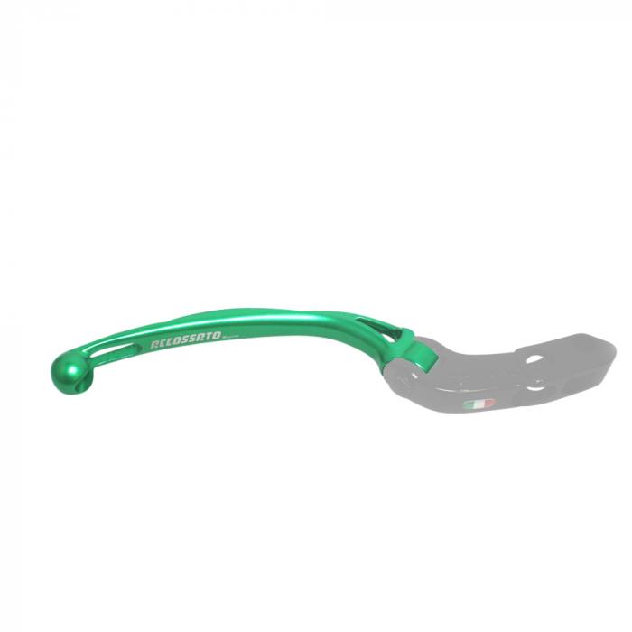 Brake Lever - Green - Long - Folding - Aluminium RST