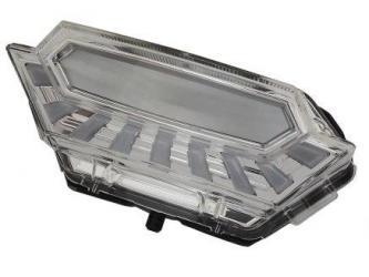 Transparant LED achterlicht + knipperlichten met leds - smoke