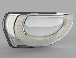 Transparent LED taillight + indicators with leds - Smoke