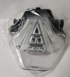 Transparent LED taillight + indicators with leds