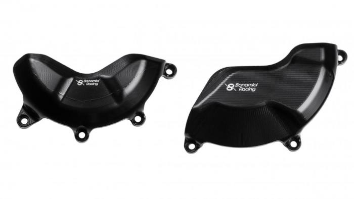 Motorblok protectie - Rechterzijde - Zwart