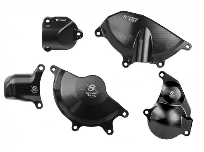 Engine cover protection - Full kit - Black