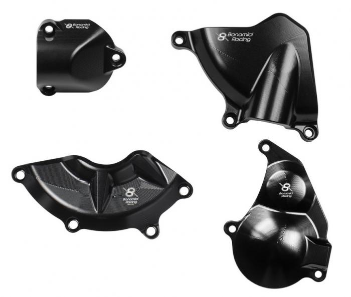 Engine cover protection - Full kit - Black