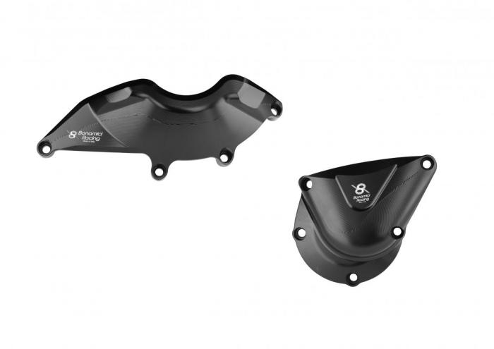 Motorblok protectie - Complete kit - Zwart