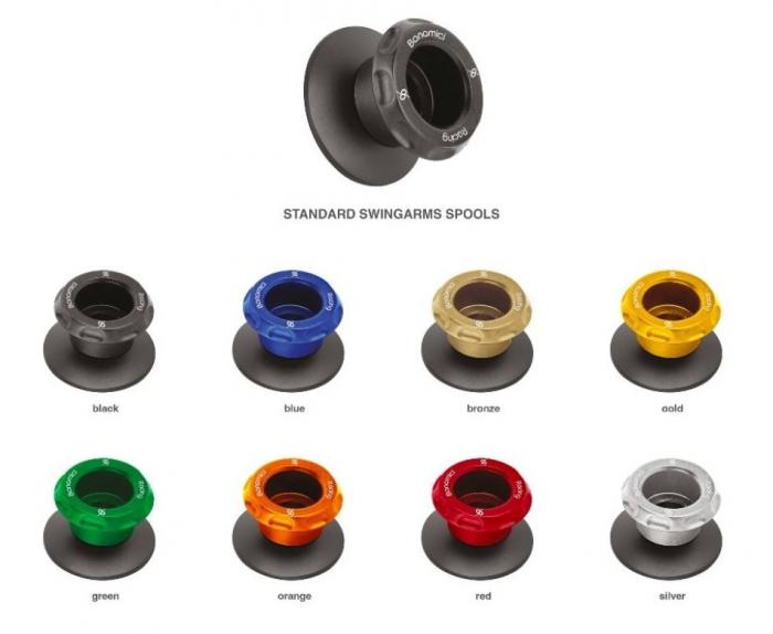 Bras pivotants bobines - Standard (Connexion M10 x 1,5) - Choisissez une couleur