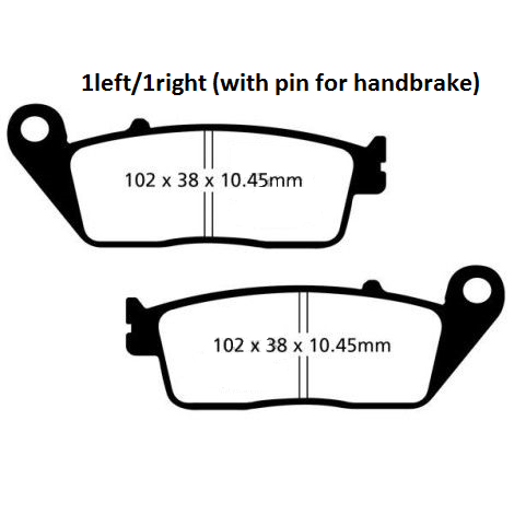 Remblokken - Scooter sintered (dbgh-442-sc / dbgh442sc)