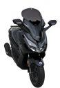 Pare-brise scooter taille origine (Pour version Electrique) - Noir foncé (Opaque)