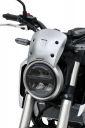 Saute vent ABS (19 cm en ABS peint + Fix en aluminium) - Gris métal mat