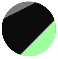 Spatbord achter - Grijs/Zwart/Groen