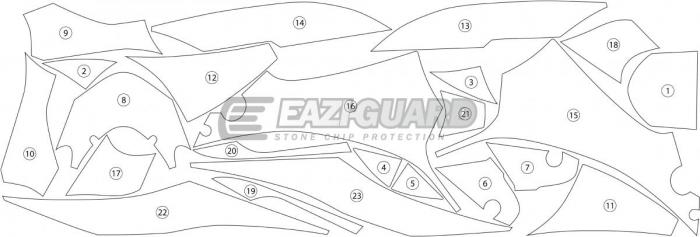 Complete lakbescherming kit - Glanzend