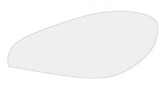 Steenslag protectie kit voor benzinetank - Helder