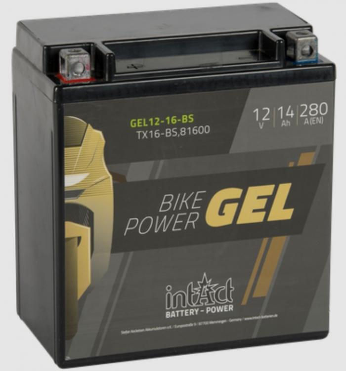 GEL Battery - CTX16-BS/CTH16-12 (DIN 51402)