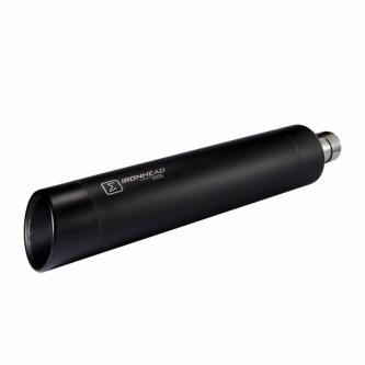 SLIP ON (LOWER MUFFLER) - IRONHEAD ROUND ZWART