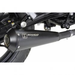 SLIP ON (RIGHT MUFFLER) - IRONHEAD CONICAL NOIR INOX