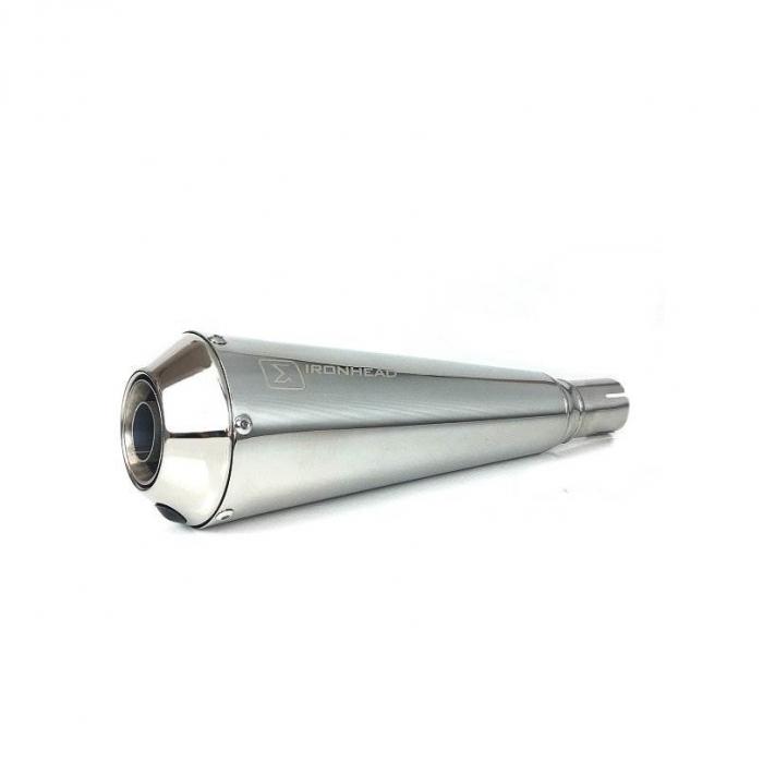 SLIP ON (LEFT MUFFLER) - IRONHEAD CONICAL INOX