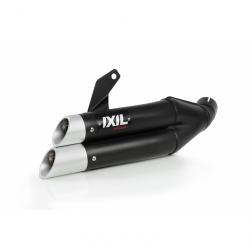 Uitlaat DUAL HYPERLOW XL ZWART - Compleet systeem