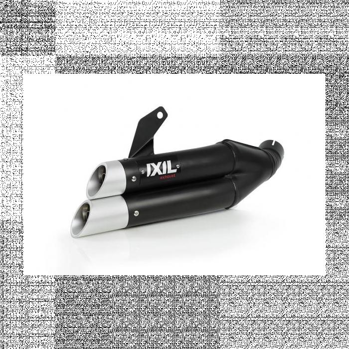 Exhaust DUAL HYPERLOW XL BLACK - Full system