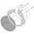 Metalen flens - BF47K