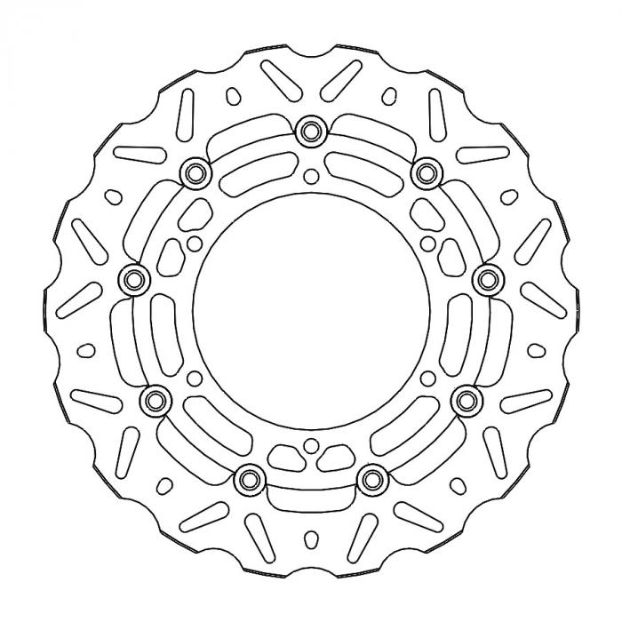 Remschijf Nitro - 298mm/5,0mm