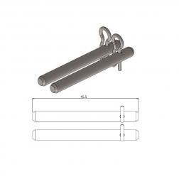 Moto-Master brake pad pin