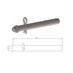 Moto-Master brake pad pin