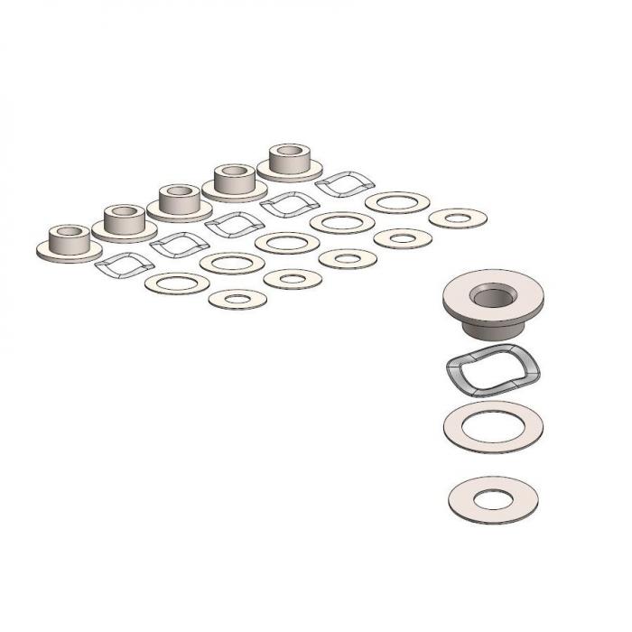 BMW fitting kit for OEM bolted 4.5mm <-12/2007
