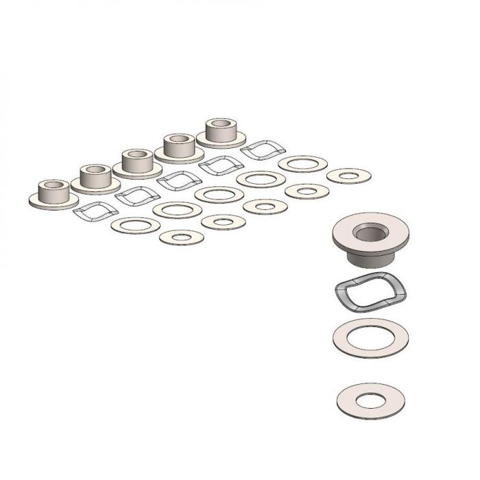 BMW fitting kit for OEM bolted 5.0mm <-12/2007