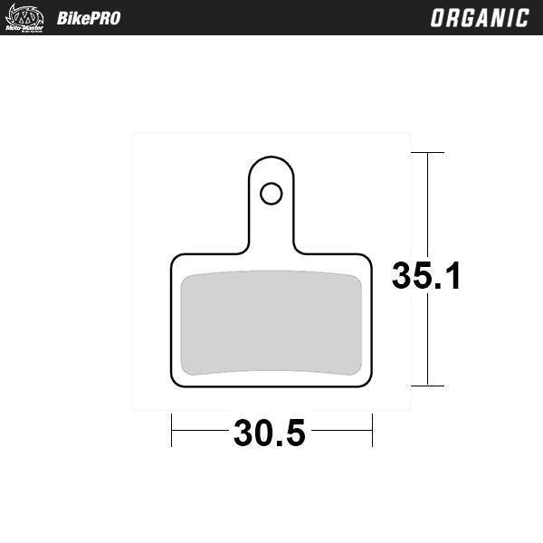Plaquettes de frein BikePRO - Alliage Organic