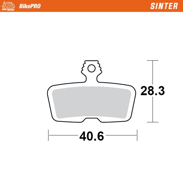 Remblokken BikePRO - Remvoering Sinter