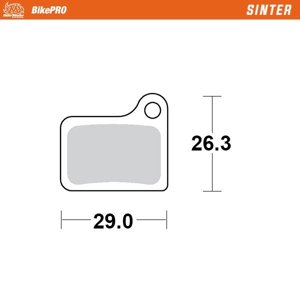 Remblokken BikePRO - Remvoering Sinter