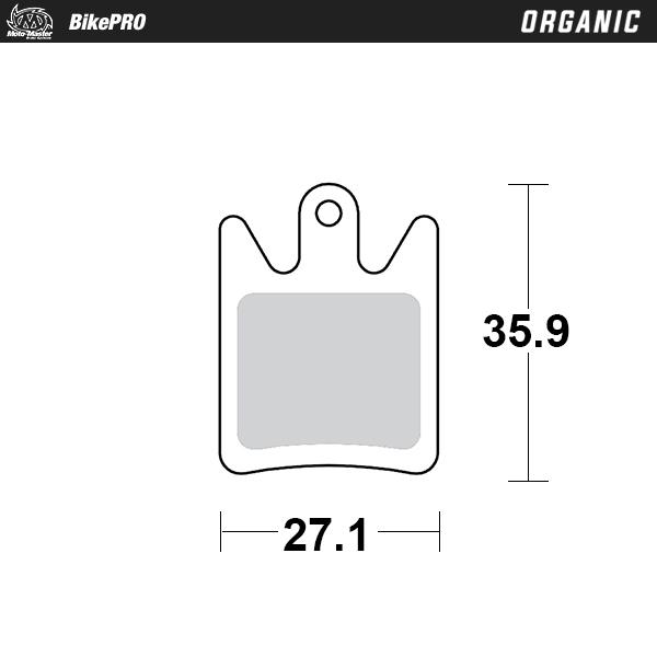 Plaquettes de frein BikePRO - Alliage Organic
