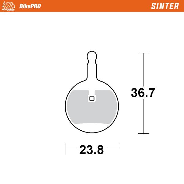 Remblokken BikePRO - Remvoering Sinter