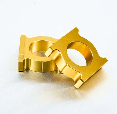 Aluminium Chain Adjuster Block CBR900RR 00-03 Pair - Gold