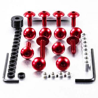 Kit Visserie Carénage en Alu Suzuki GSR750 - Rouge