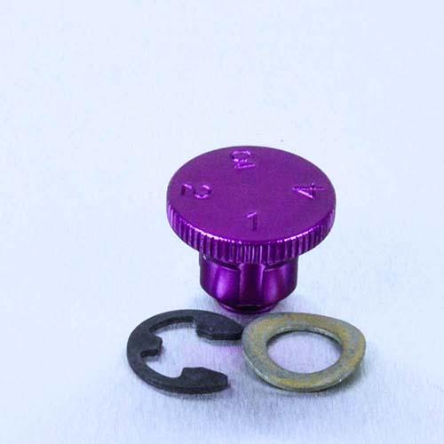 Aluminium 4 Position Dial Adjuster - Purple