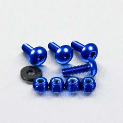 Kit Vis Plaque Immatriculation USA Style - Bleu