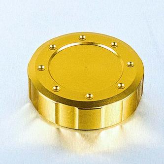 Bouchon de Réservoir Rond en Alu D. 61mm o/d - Or