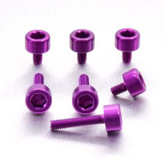 Kit Vis Trappe de Réservoir en Alu Honda - Violet