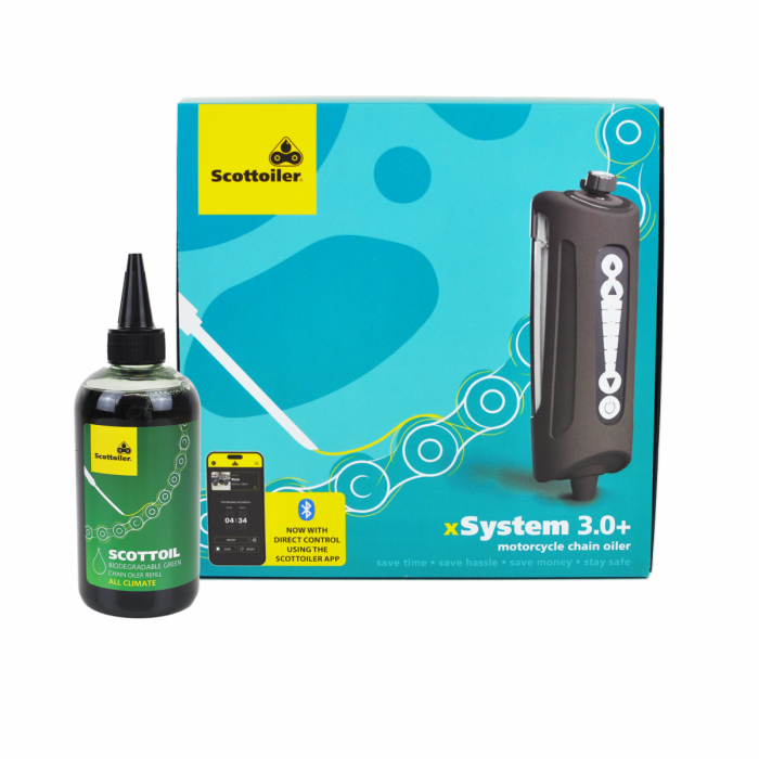 xSysteem 3.0 + | Elektronische kettingsmeermachine Bluetooth - Biologisch afbreekbaar Groen