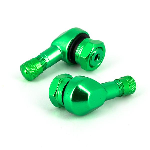 Haakse ventielen 11,30mm (2pc) - Groen