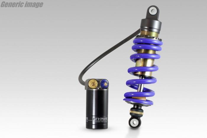 Hyperpro 461 volledig verstelbare schokdemper met reservoir op slang