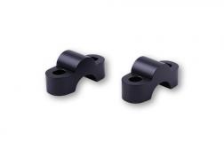 LSL stuurklem set - Zwart - 15mm hoog