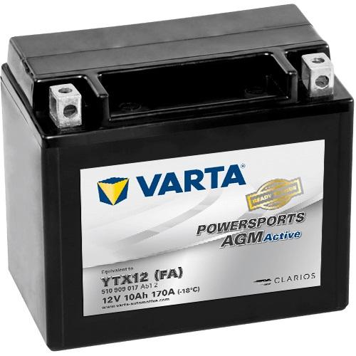 Batterij YTX12-BS